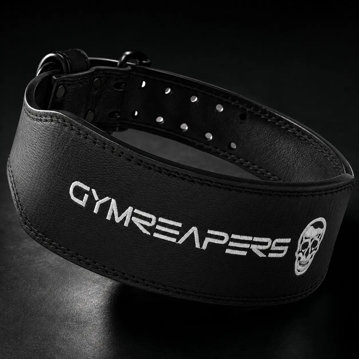Gymreapers 7mm leather weightlifting belt